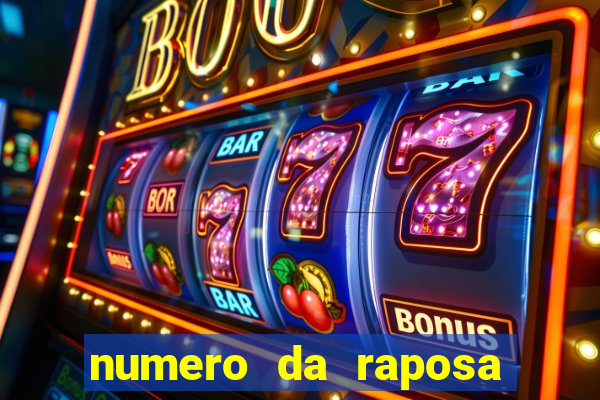 numero da raposa jogo do bicho